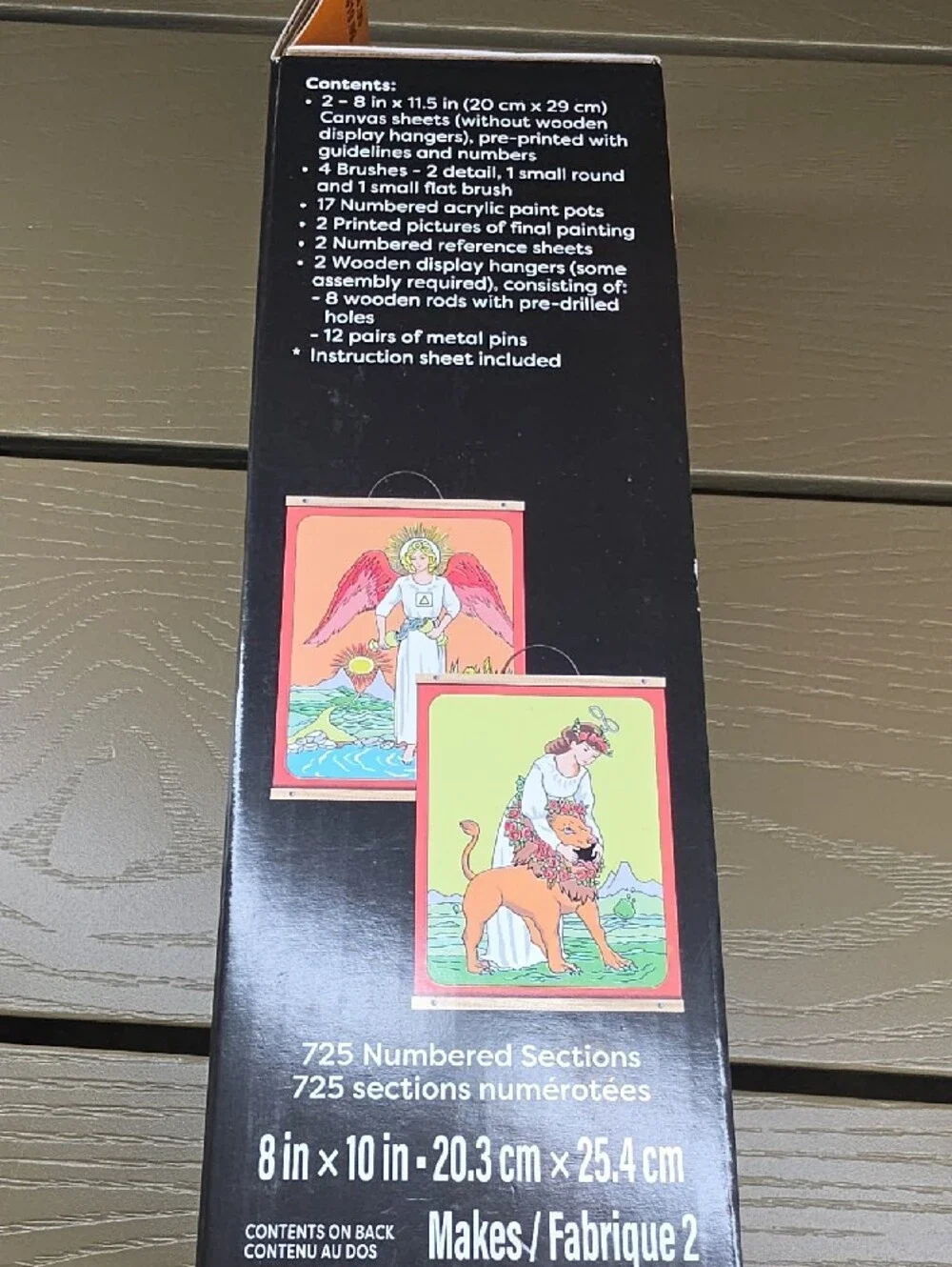 Pink & Orange Paint-by-Number Wall Art Kit